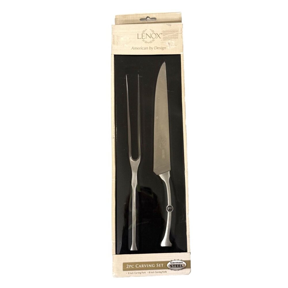 Lenox American By Design 2 Piece German Steel Carving Set